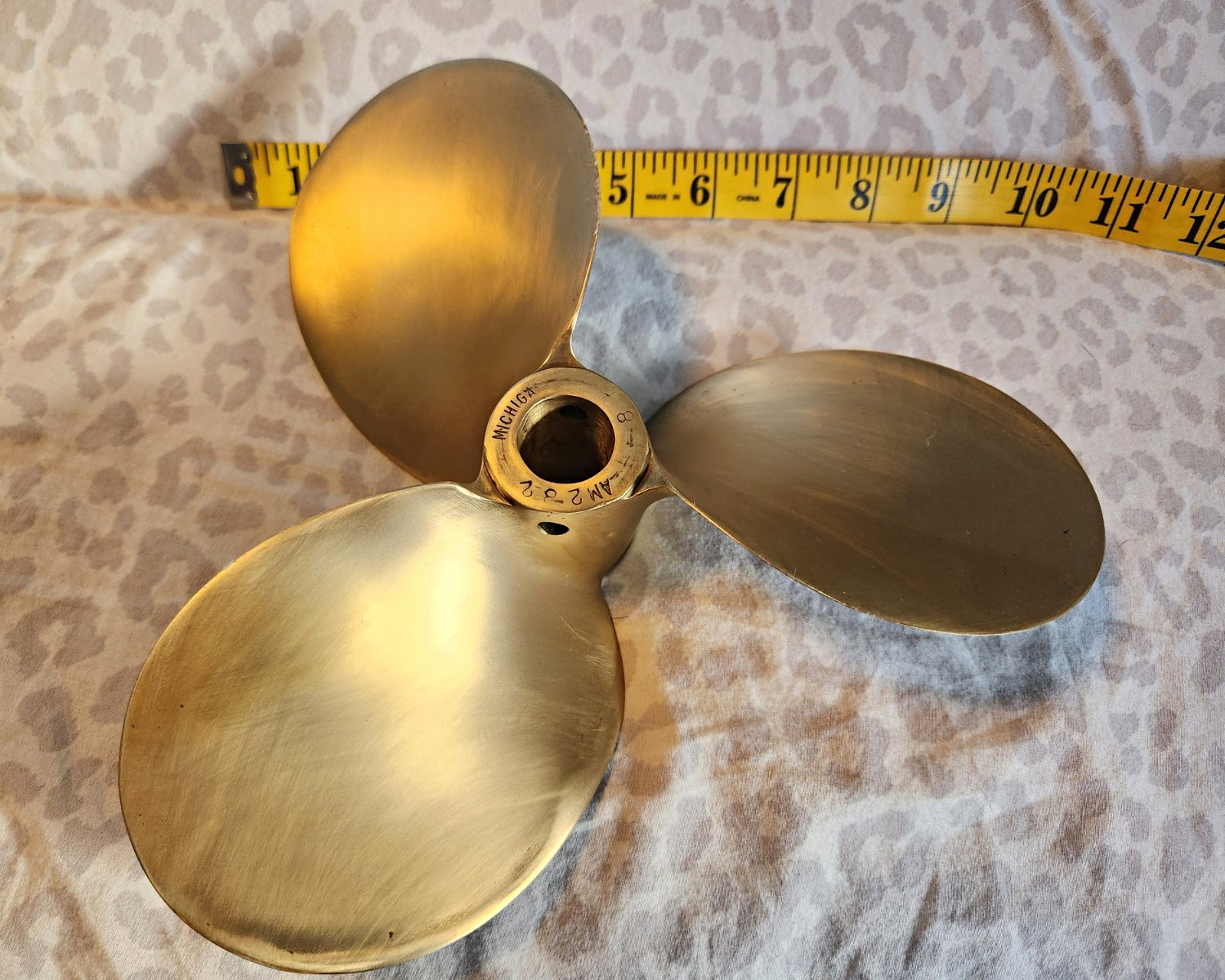 Michigan Brass Boat Propeller AM282 Nautical Decoration 
