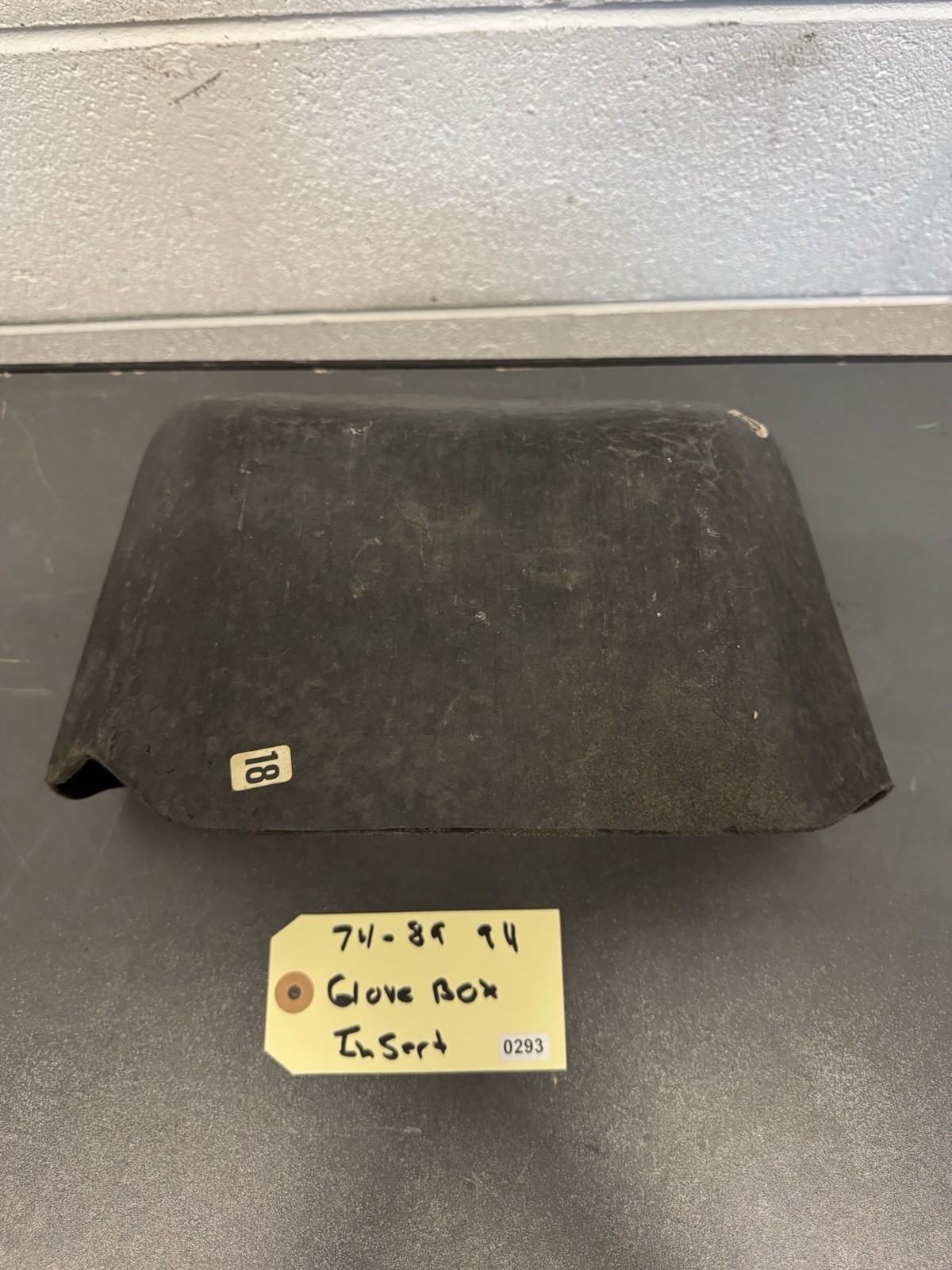 USED ORIGINAL PORSCHE 911 912E 930 CARDBOARD GLOVE BOX INSERT 1974-89 OEM