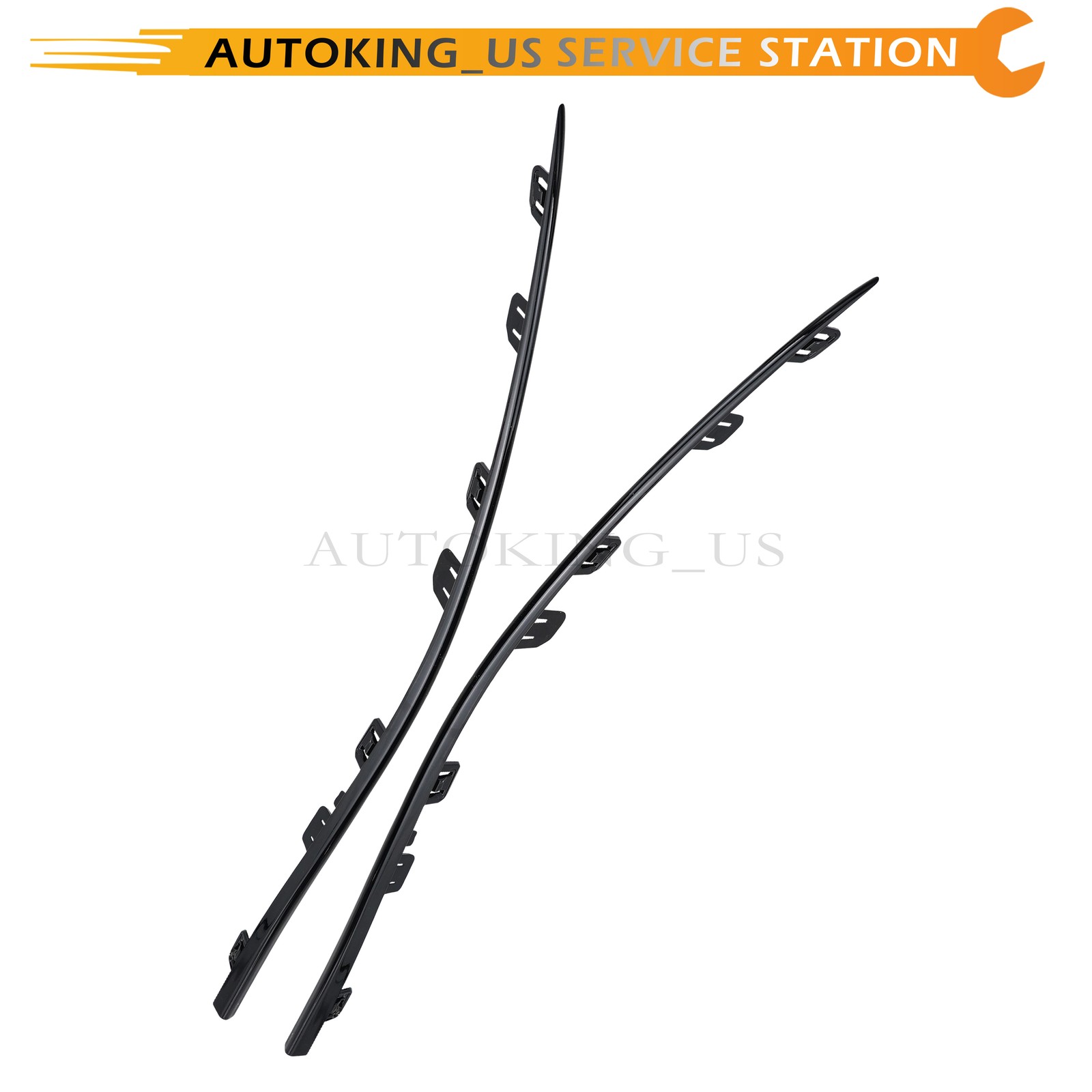 NEW Fits 2013-2025 Mercedes W206 C-Class LH+RH Front Bumper Molding Trim