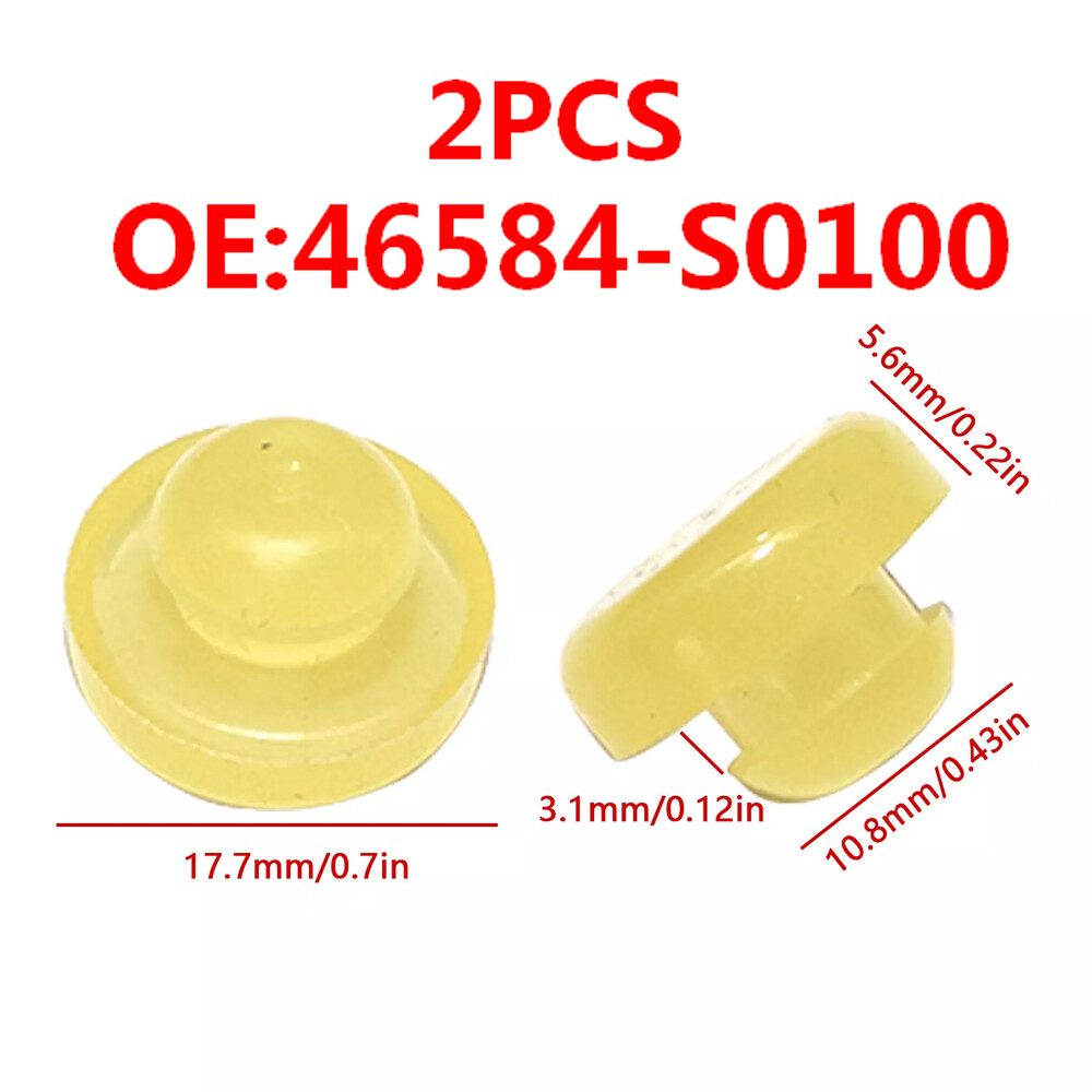 For Nissan 2* New Brake Clutch Pedal Switch Rubber Stopper 46584-S0100