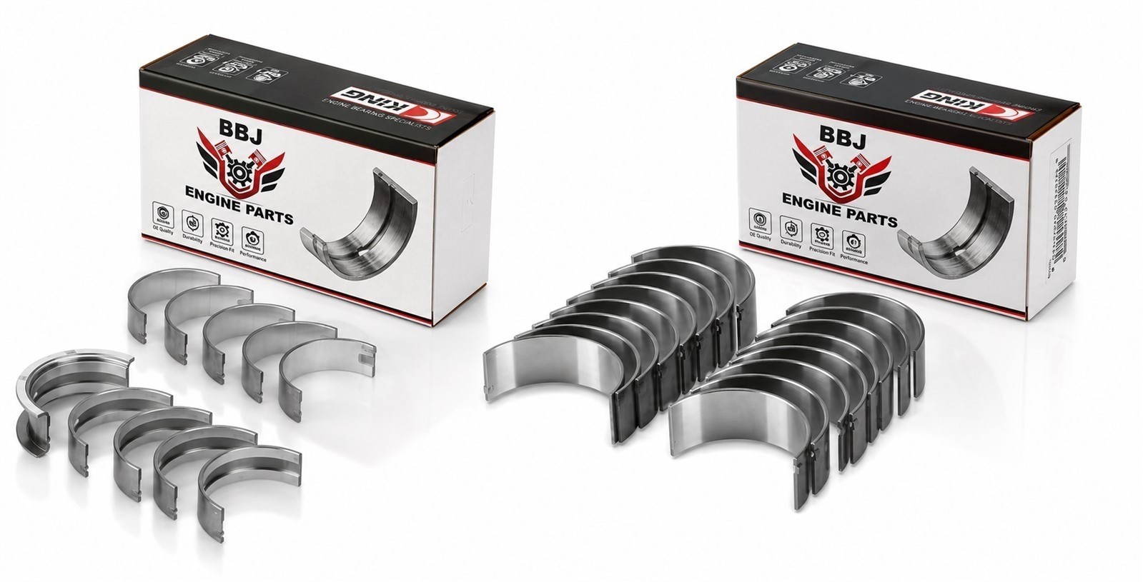 King STD Size Rod & Main Bearings for 1968-2002 Chevrolet 350 305 5.0 5.7 SBC King STD Size Rod & Main Bearings for 1968-2002 Chevrolet 350 305 5.0 5.7 SBC