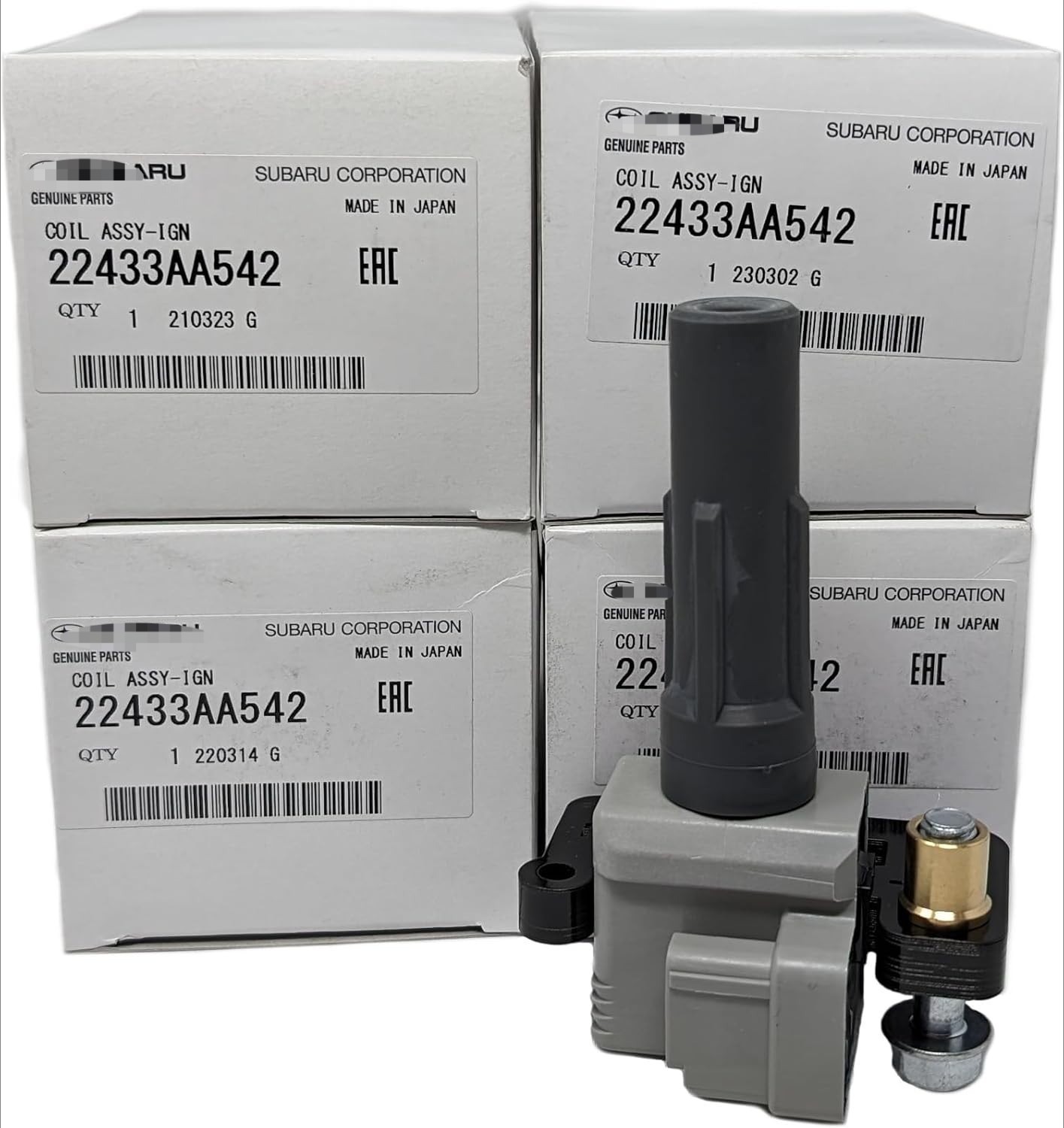 4PCS Ignition Coil  FitS for 2004-2010 WRX STI Legacy Forester Turbo NEW FREE