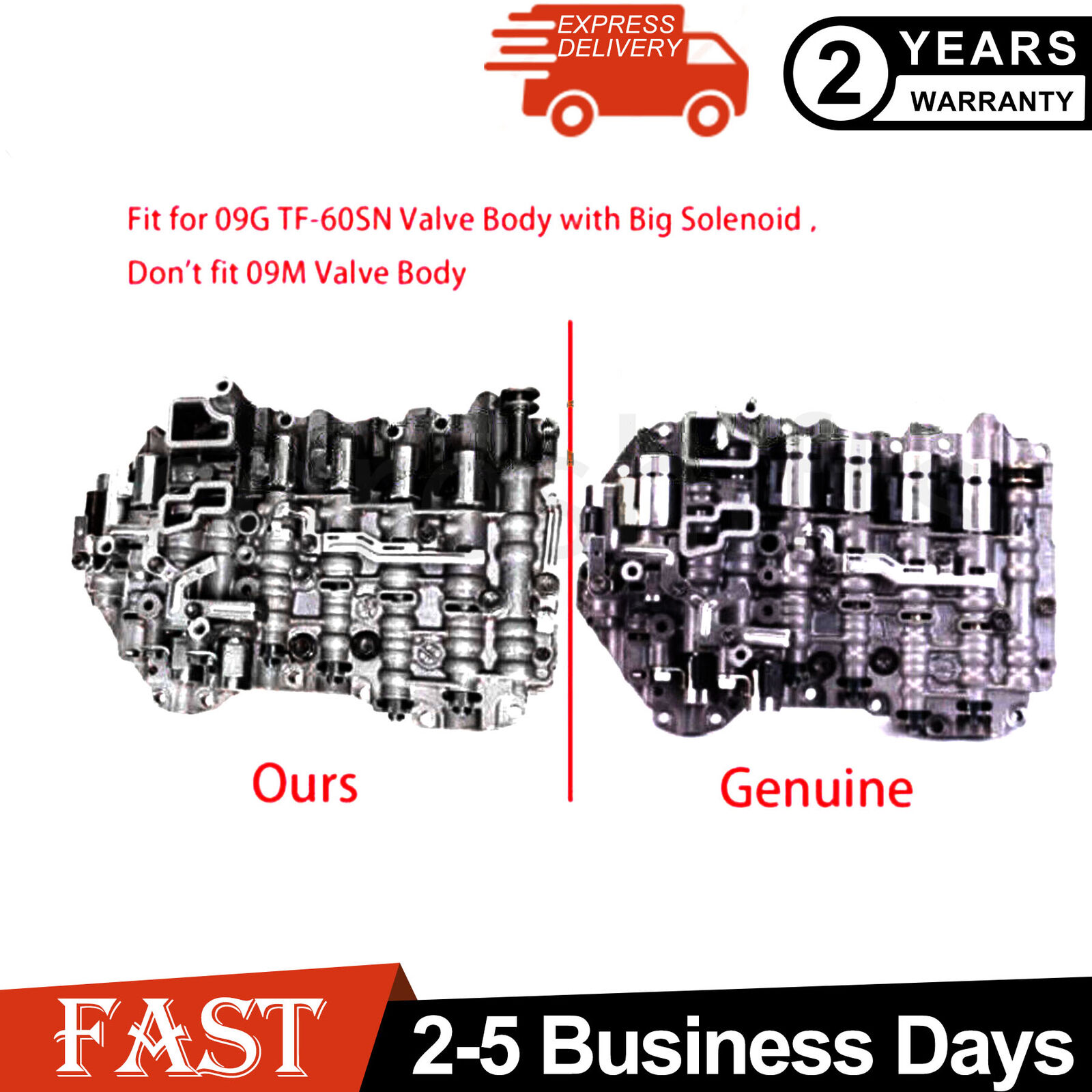 09G Transmission Valve Body W/ Solenoid For Audi TT VW Beetle Jetta Mini Cooper