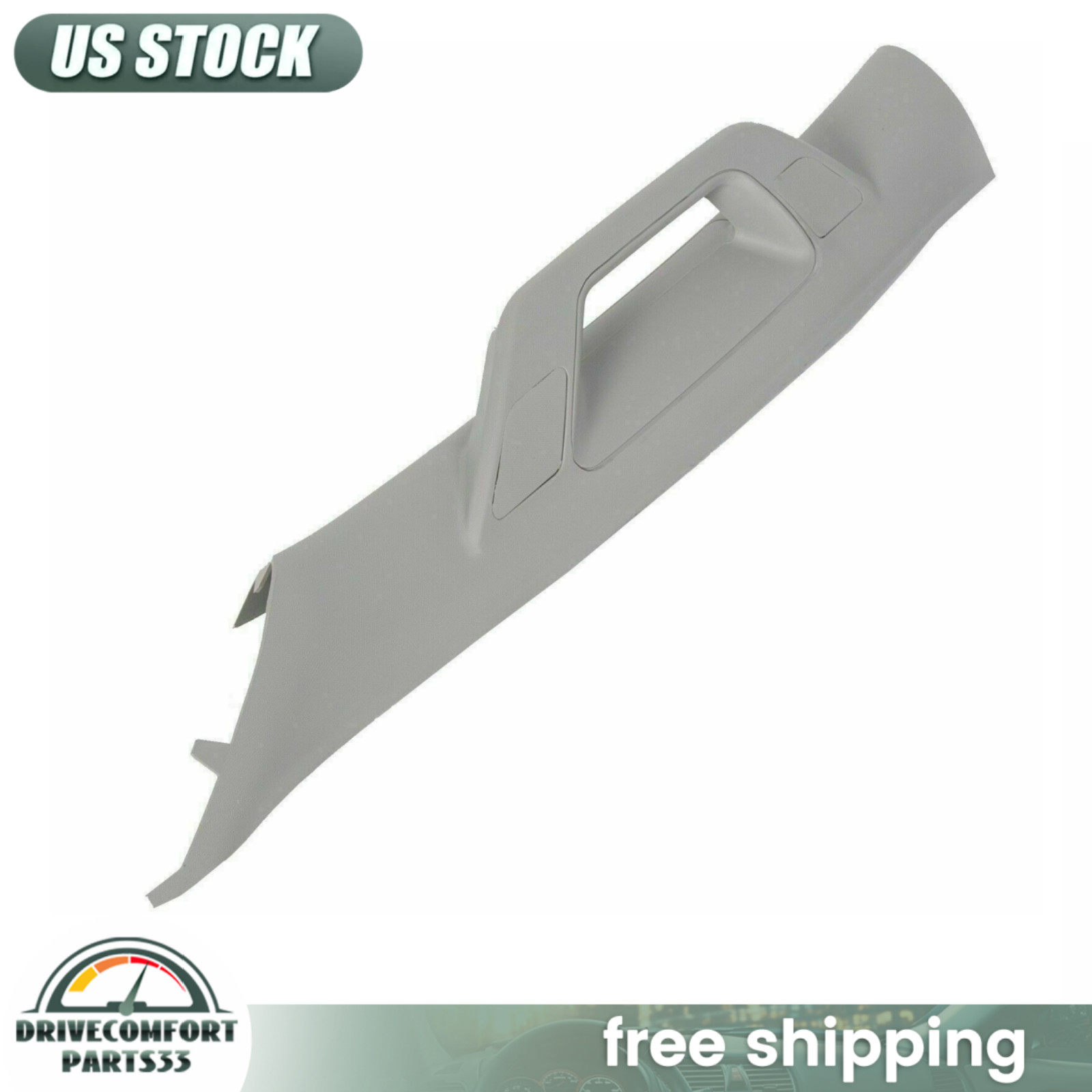 Fit 14-19 Chevy GMC Silverado Sierra Grey Driver A Pillar Assist Handle Grab Bar