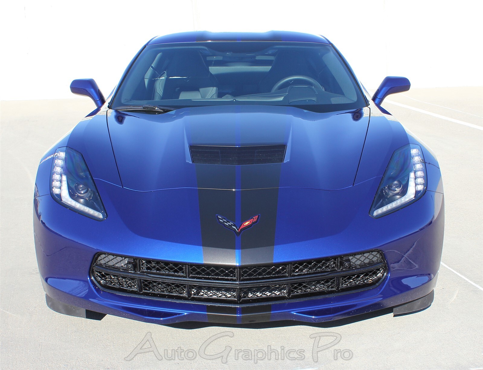 C7 RALLY Racing Stripes Vinyl Graphics 3M Pro Decals 2014-2019 Chevy Corvette