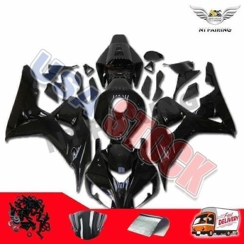 SC Injection Glossy Black Fairing Fit for Honda CBR1000RR 2006-2007 Bodywork
