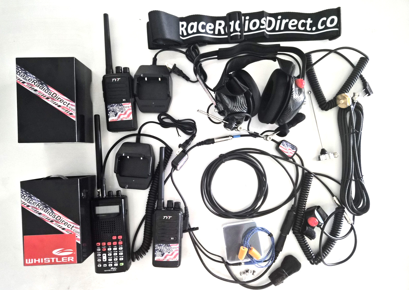 RACECAR RADIO ALL N ONE WITH WHISTLER  X1 SERIES