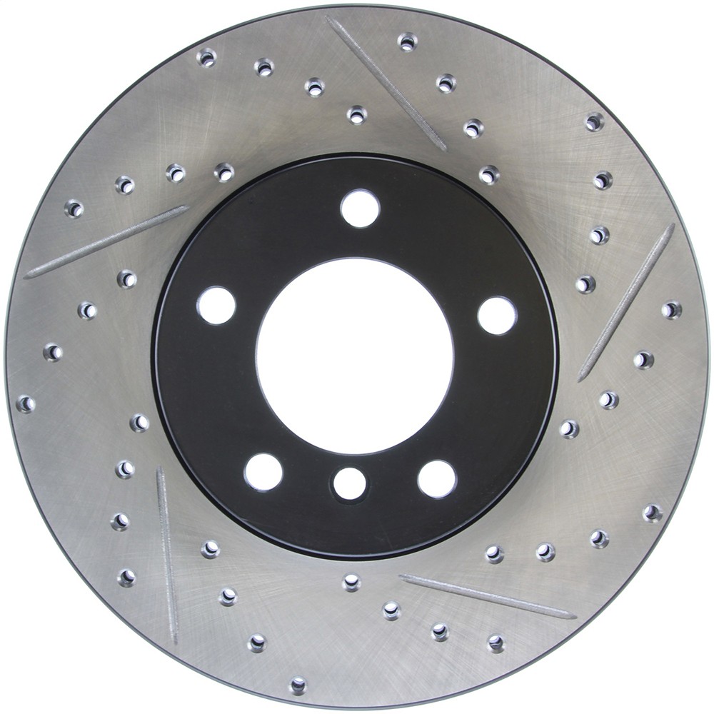 StopTech 127.34108L Front Left Drilled Brake Rotor for 2014-18 328d / 07-16 328i