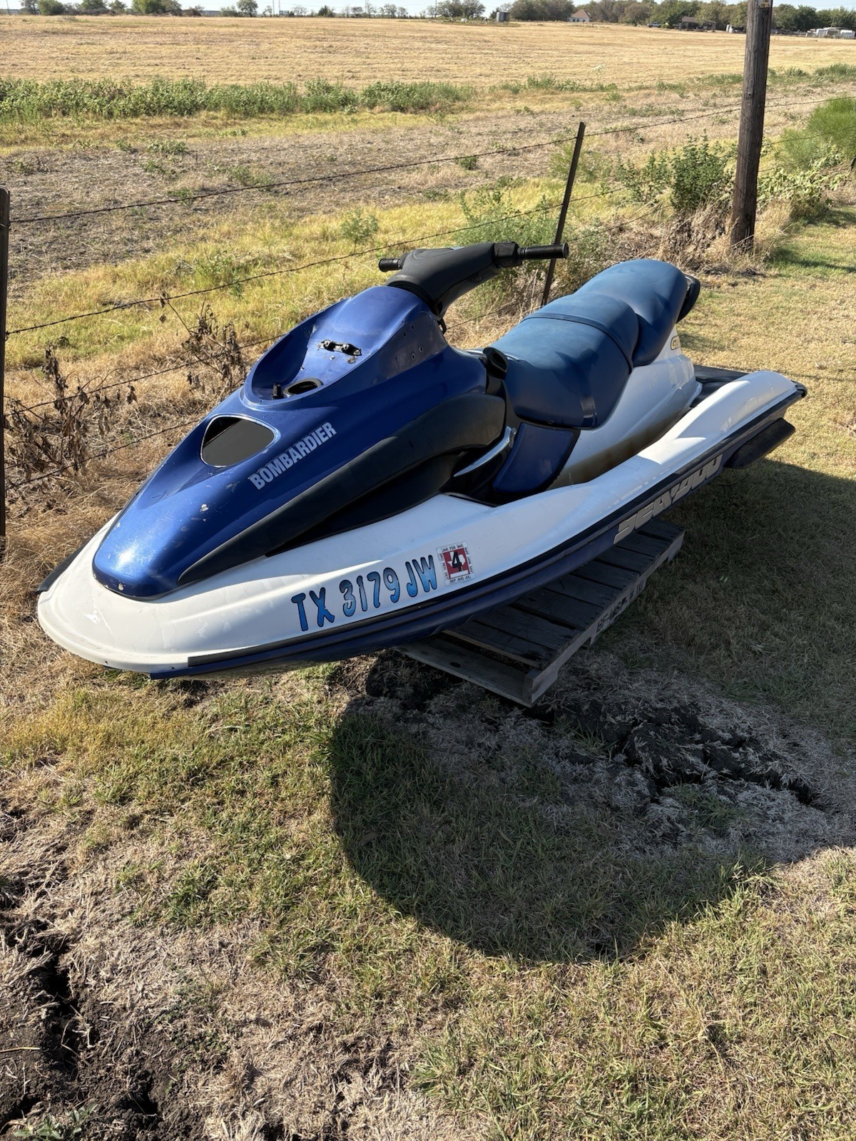2002 Seadoo GTX 787 Jetski PARTOUT SKI. PARTS ONLY READ DESCRIPTION