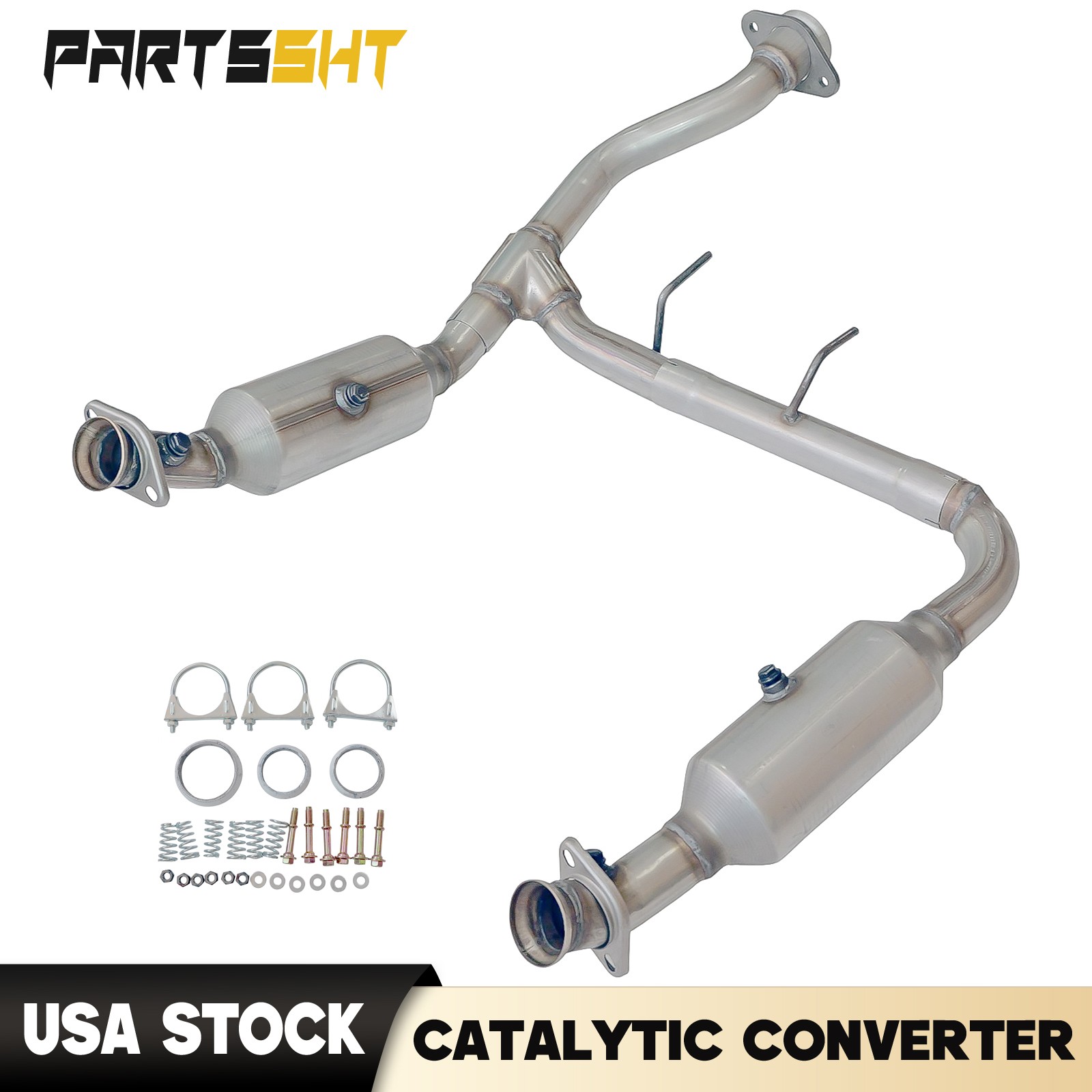 2pcs Front Left & Right Catalytic Converter Fit Ford F-150 2009-2010 V8 4.6L
