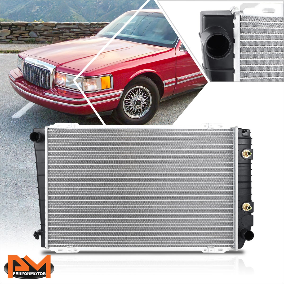 For 92-94 Crown Victoria/Grand Marquis OE Style Aluminum Core Radiator DPI-1279