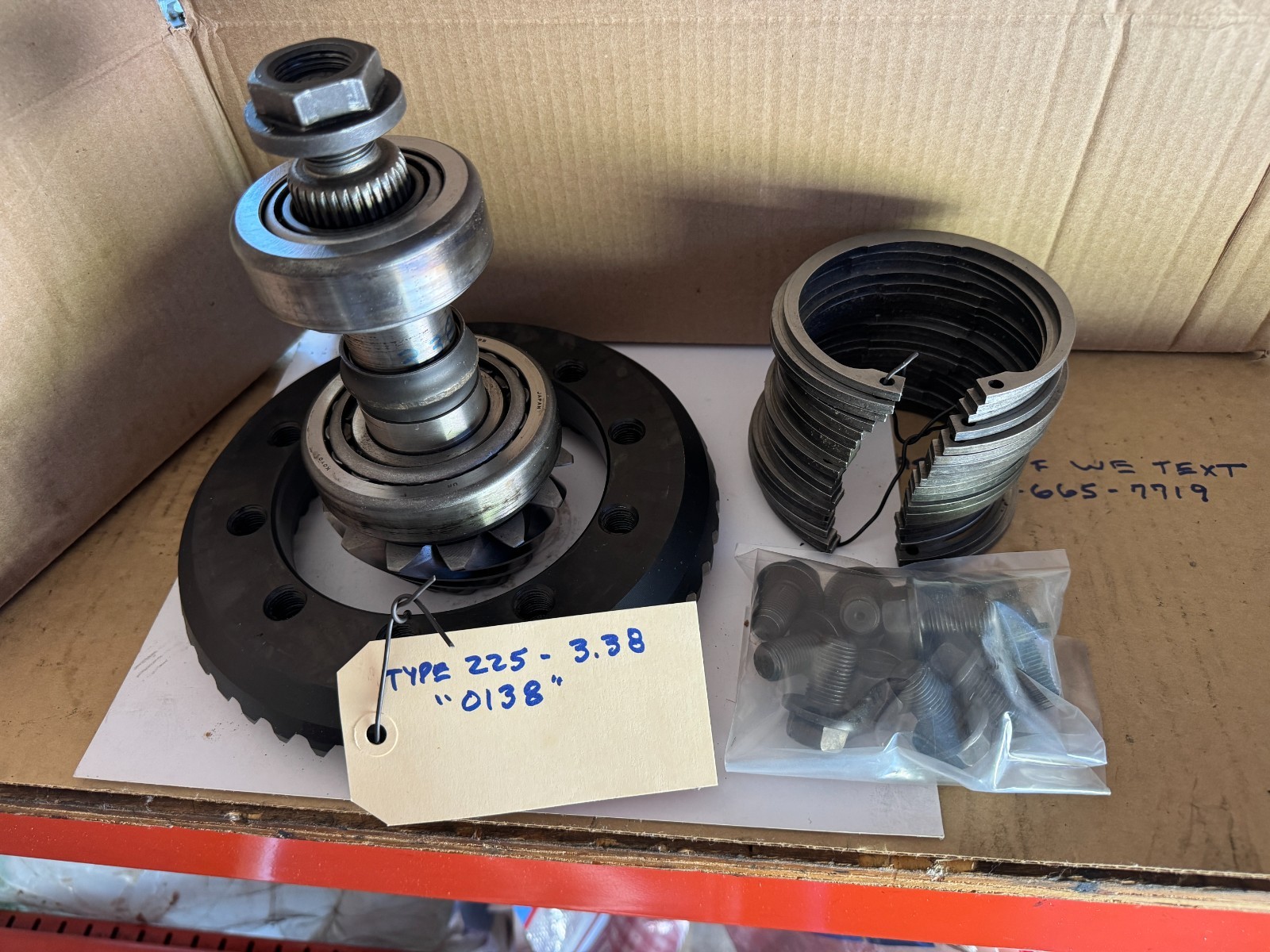 BMW 3.38 ring/pinion gearset (type 215L) /conversion kit