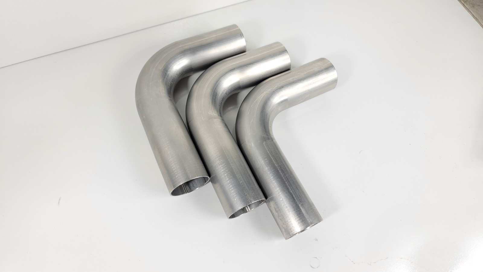 3 Pcs of 1.75 Inch O.D. 90 Degree actual 304 SS Mandrel Bend MADE IN USA Exhaust