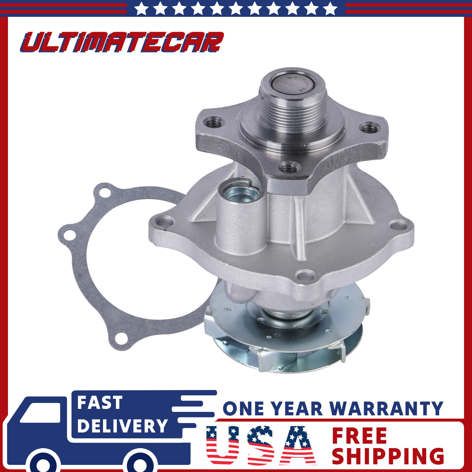 New Water Pump For Chevy Colorado Trailblazer GMC Canyon Envoy Saab 9-7x AW5097