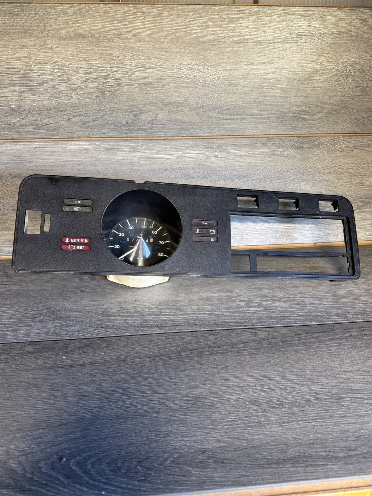 VW MK1 Rabbit Black Early Westy Single Gauge Instrument Cluster Working Conditio VW MK1 Rabbit Black Early Westy Single Gauge Instrument Cluster Working Conditio