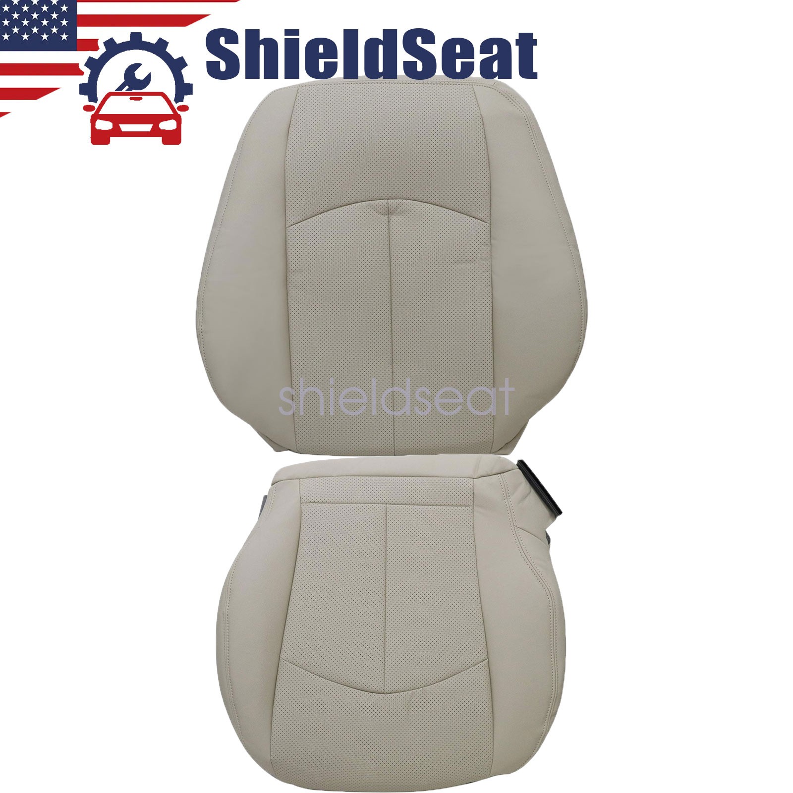 Fits 03 - 2009 Mercedes-Benz E300 E350 Driver Bottom & Lean Back Seat Cover Tan