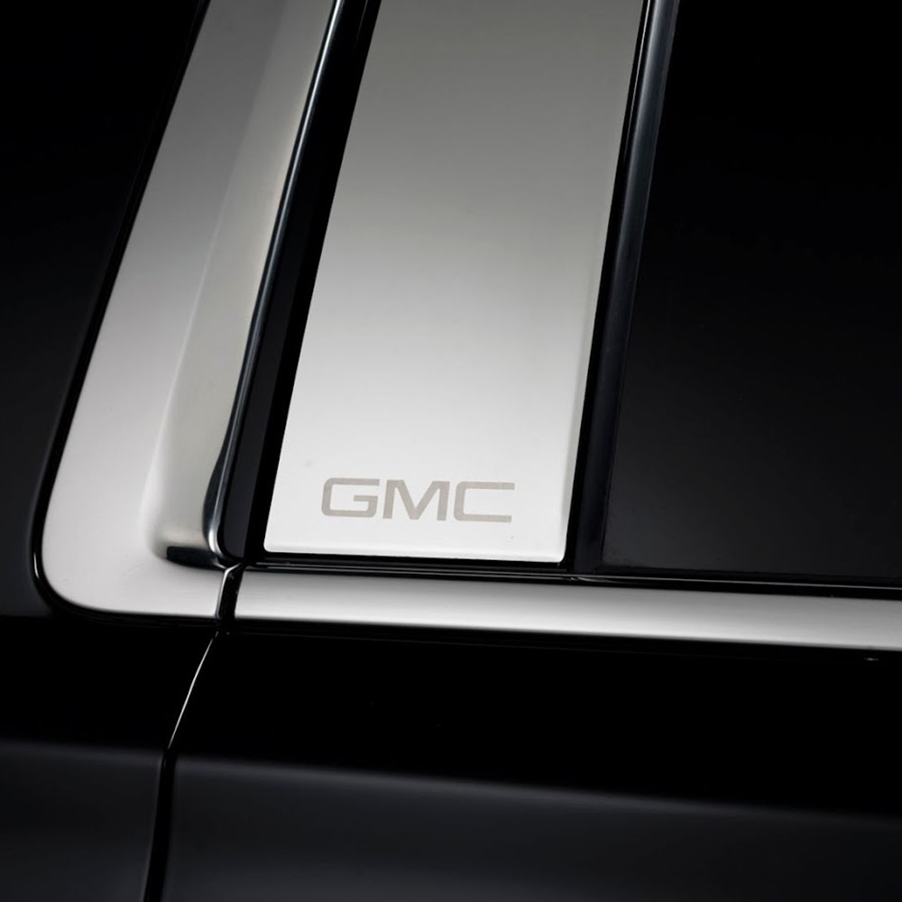 Putco 402671GM-2 Stainless Pillar Post Trim Set for 20-25 GMC Sierra Crew 2500HD