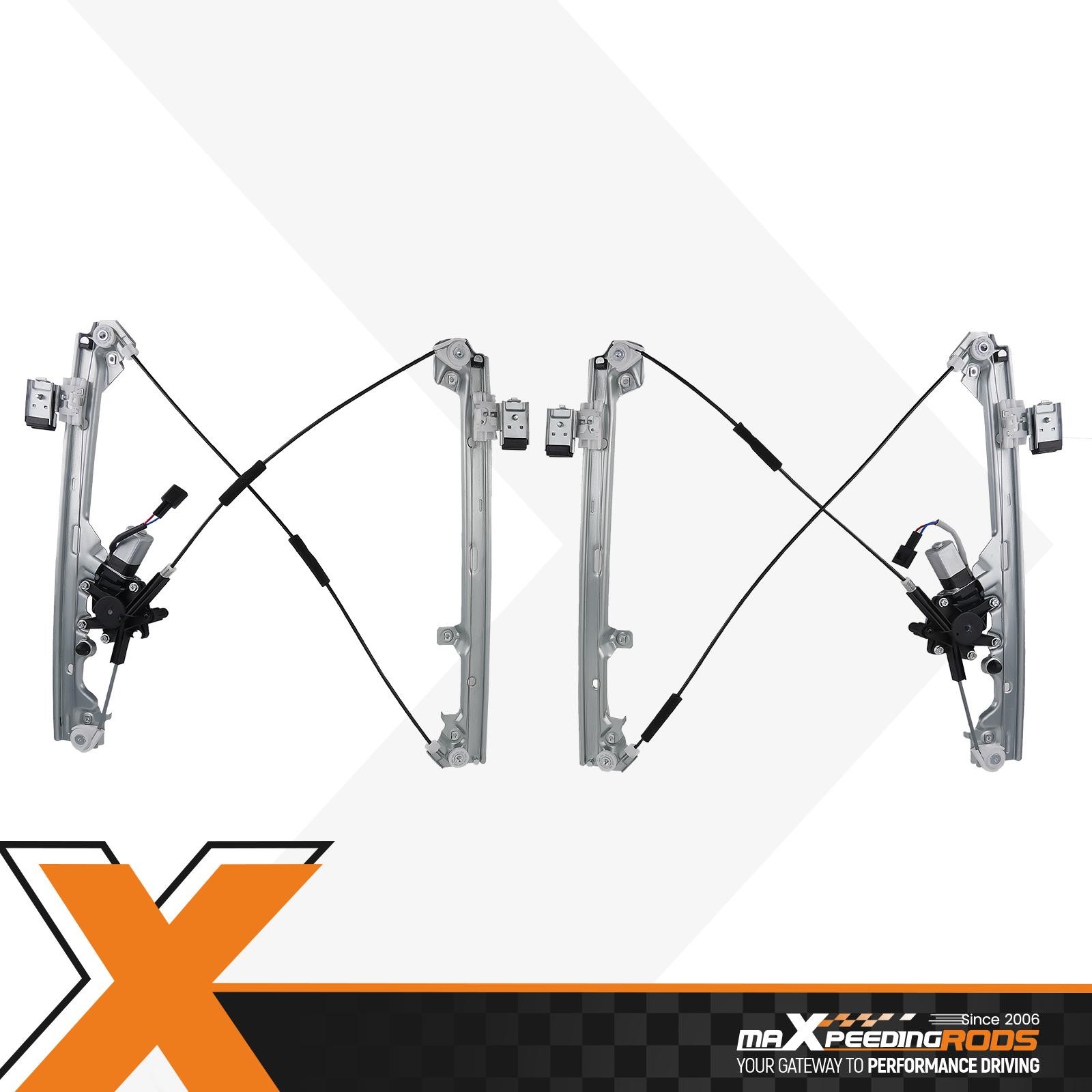 2x Front Left & Right Power Window Regulator w/ Motor for Chevy Silverado 1500