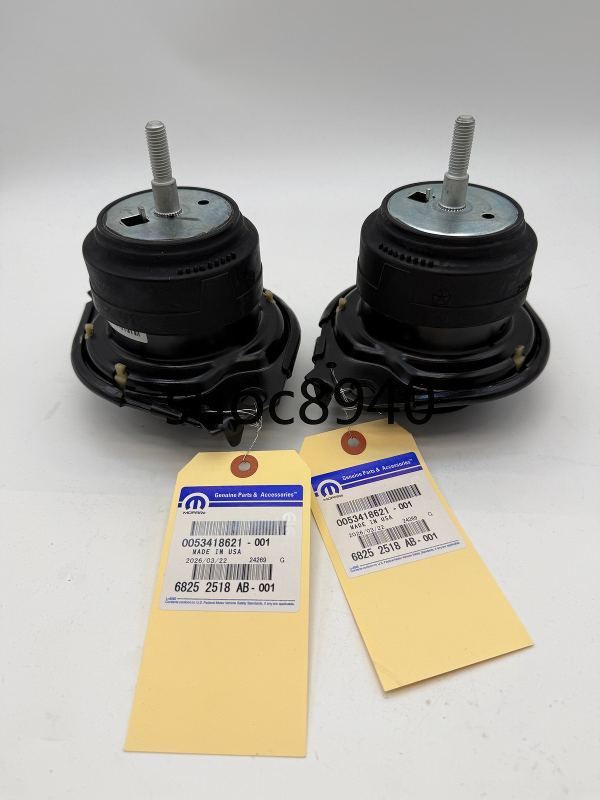 2011-2026 DODGE DURANGO JEEP GRAND CHEROKEE 3.6L L&R ENGINE MOUNTS SET OEM MOPAR