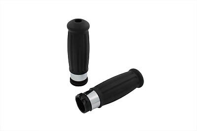 V-Twin 28-0148 Black Hand Grip Set for Harley 96 & Up Cable Op Throttle V-Twin 28-0148 Black Hand Grip Set for Harley 96 & Up Cable Op Throttle