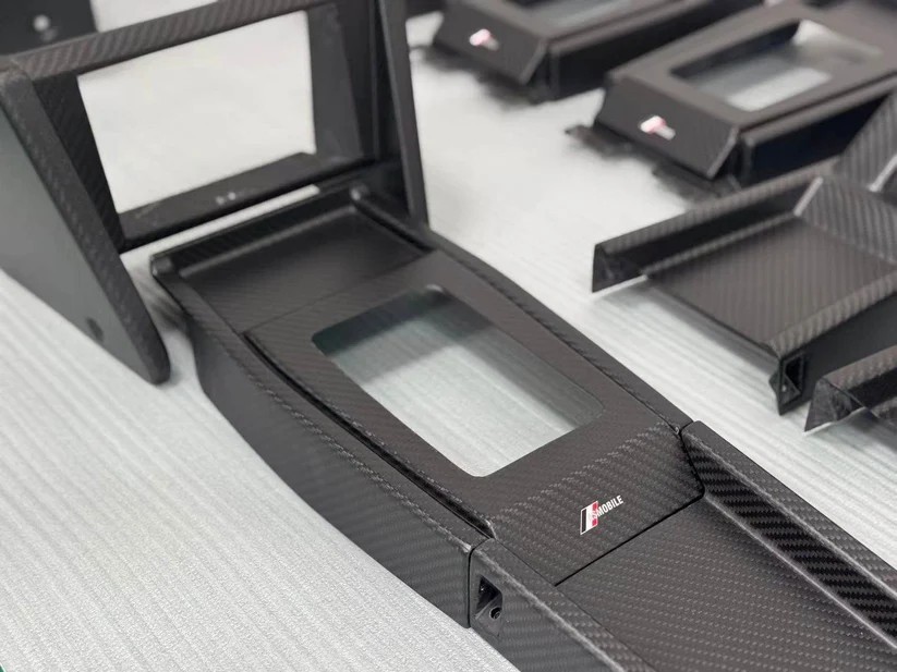 1984-87 Toyota AE86 Corolla GTS SR5 Carbon Fiber Radio Shifter Bezel Console Set