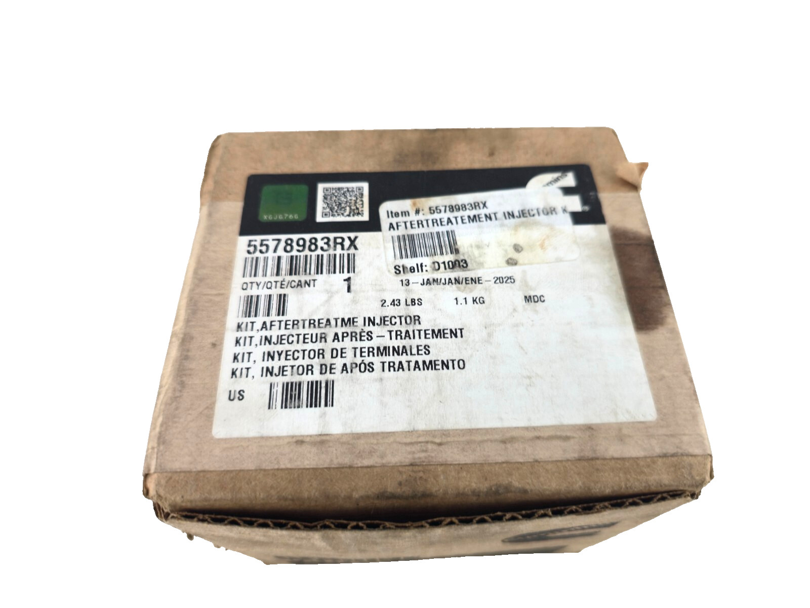 SEALED Genuine Cummins OEM Aftertreament Injector Kit Doser 5578983RX