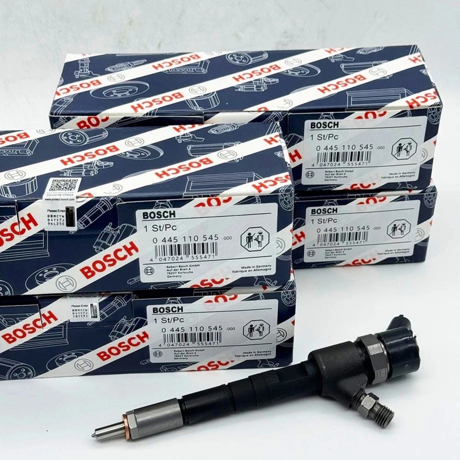 4X Bosch FUEL INJECTOR FOR MAHINDRA TRACTOR Engine 0445110545 006013026H1 4X Bosch FUEL INJECTOR FOR MAHINDRA TRACTOR Engine 0445110545 006013026H1