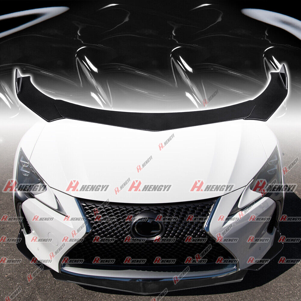 V-Style Gloss Black Front Bumper Lip For Lexus LC500 LC500h RC350 RC200t