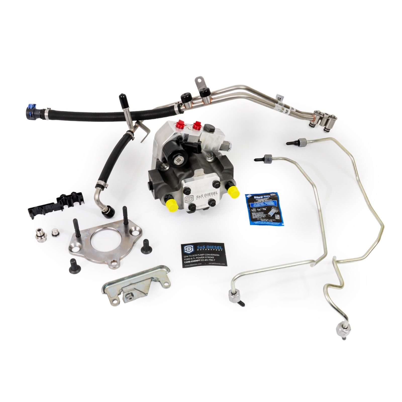 S&S Diesel 6.7F-DCR CP4 to DCR Fuel Pump Conversion Kit Ford 6.7L Powerstroke