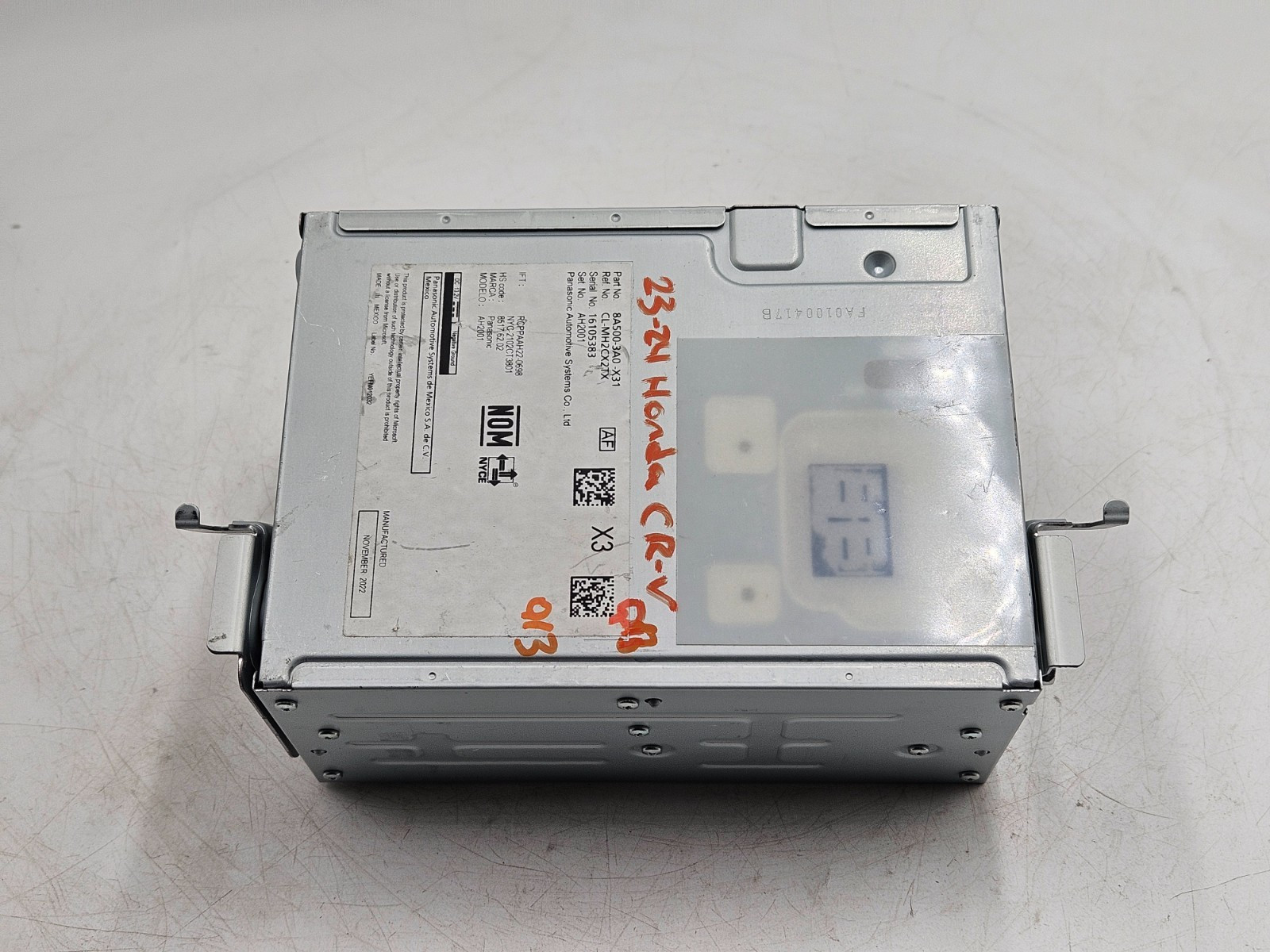 2023-2024 Honda CR-V Dash Radio Receiver Head Unit 8A5003A0X31 OEM European