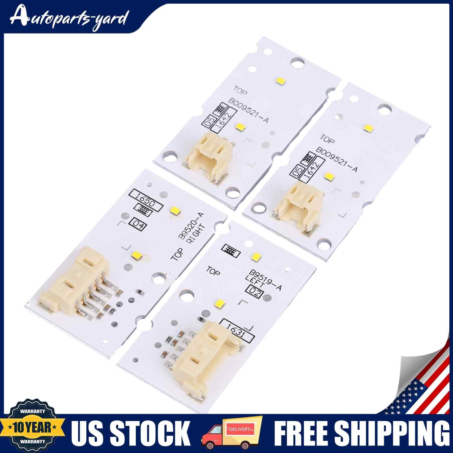 4Pcs Yellow DRL Headlight LED Boards Ballast For BMW F48 X1 F39 X2 2016-2019