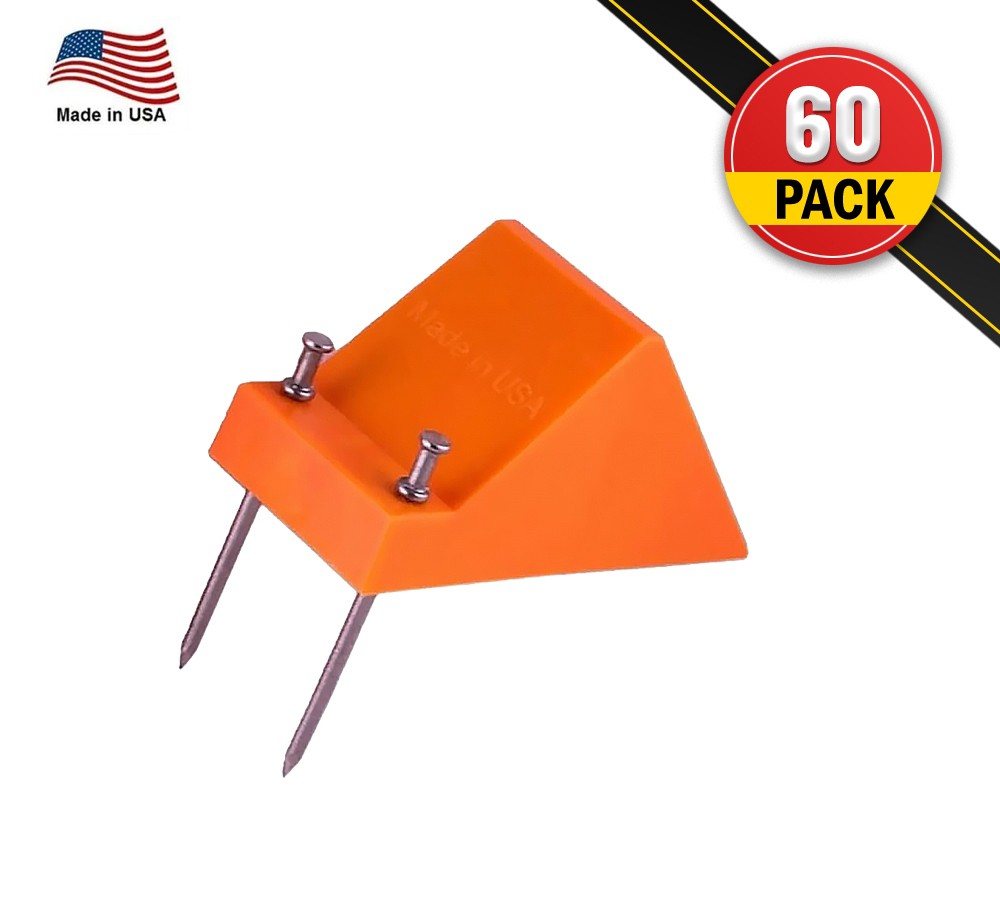 (60 Pack) Plastic Pipe Chocks 5\