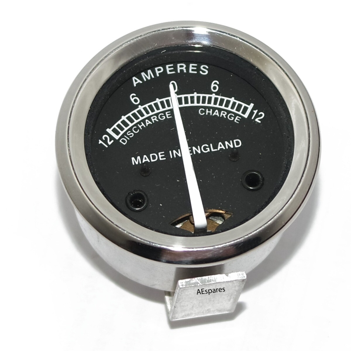 Lucas Repro Ampere Meter 12 AMP Ammeter 12V For Norton BSA Triumph Ariel Ajs AEs