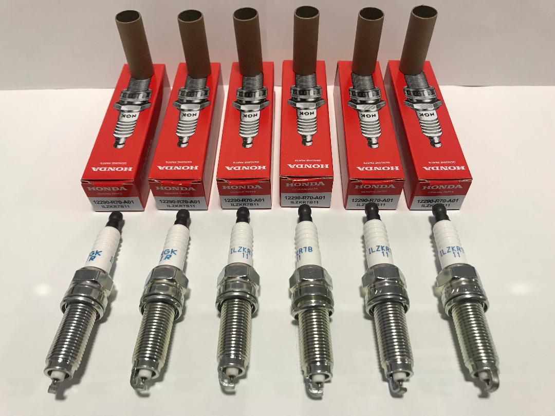 6pc  New Genuine OEM FOR Honda Iridium Spark Plugs 12290-R70-A01  ILZKR7B11