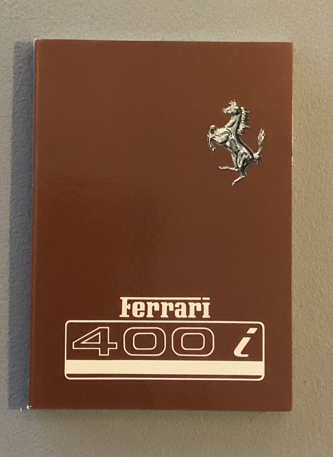 Ferrari 400i Owners Manual |(250/82)| Factory Original