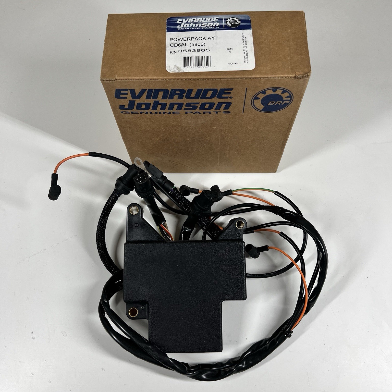Johnson Evinrude OMC BRP 0583865 OEM 150-175HP Power Pack Genuine CD6AL-5800 New Johnson Evinrude OMC BRP 0583865 OEM 150-175HP Power Pack Genuine CD6AL-5800 New