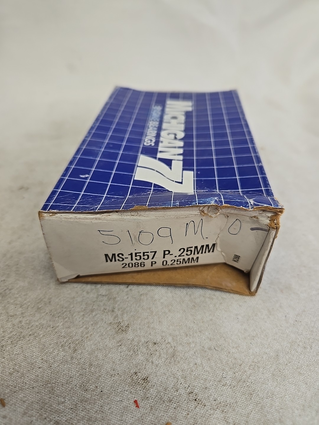 NOS Michigan 77 MS-1557 P-.25MM Crankshaft Main Bearings Vintage Set .010 Under
