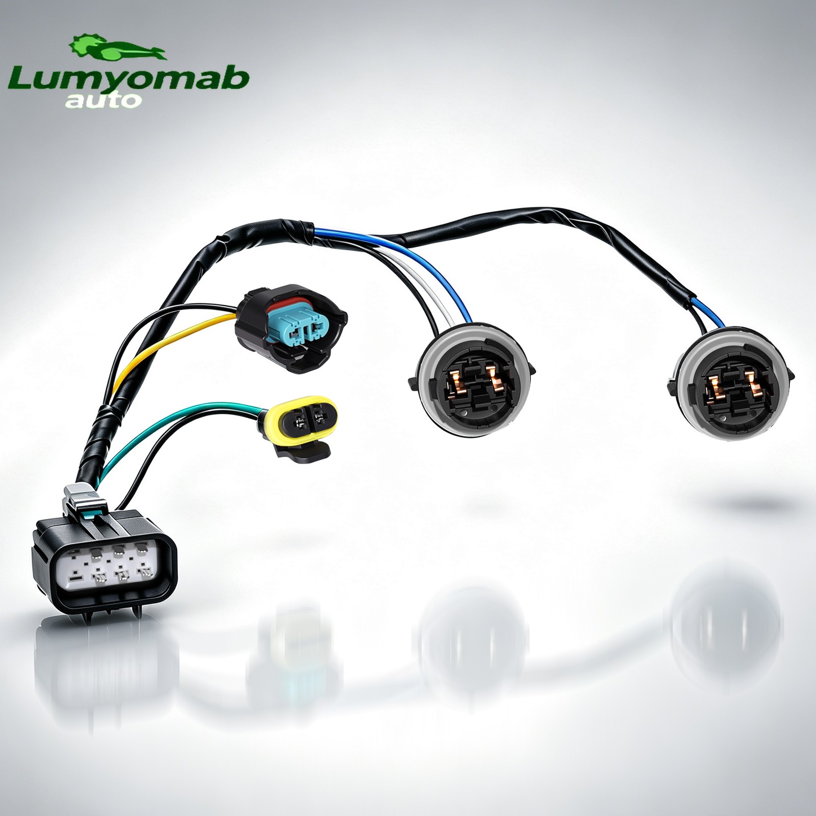 1X Headlight Wiring Harness For 2007-2014 Chevrolet Silverado 1500 2500HD 3500HD
