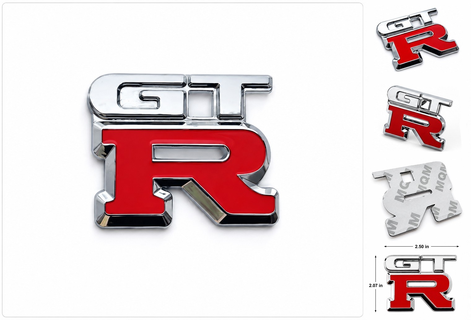 Badge Emblem Fit For Nissan Skyline GTR R32 R33 R34 R35 GT-R RB26 Metallic