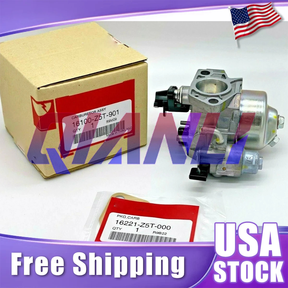 16100-Z5T-901 Genuine OEM Carb w/ 16221-Z5T-000 gasket SAME DAY SHIPPING 16100-Z5T-901 Genuine OEM Carb w/ 16221-Z5T-000 gasket SAME DAY SHIPPING