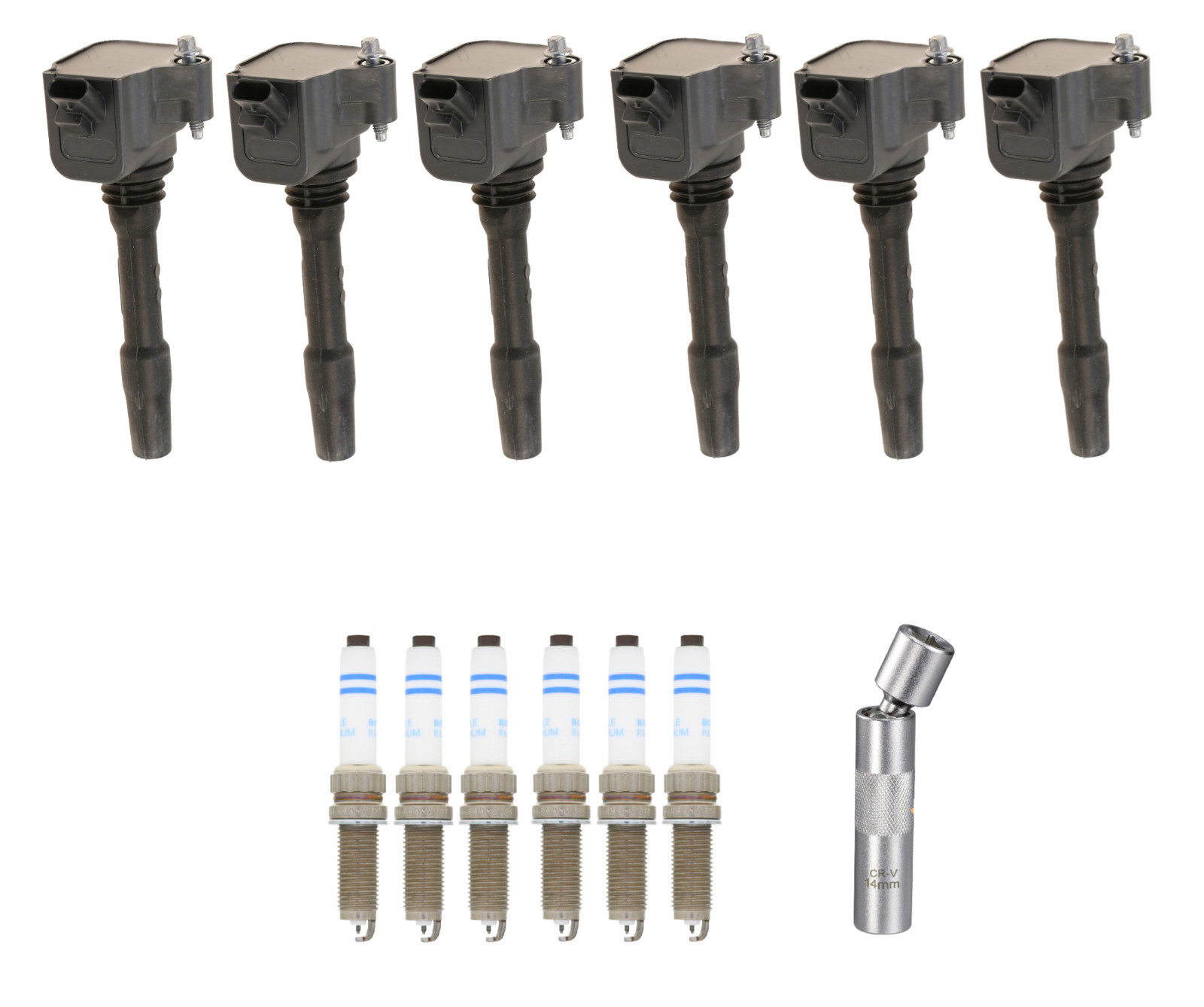 ELDOR Ignition Coils + BOSCH Spark Plugs OEM for BMW B58 340i 440i 540i 640i ELDOR Ignition Coils + BOSCH Spark Plugs OEM for BMW B58 340i 440i 540i 640i