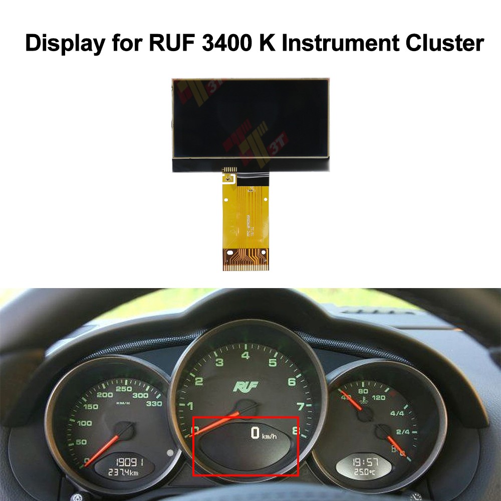 Central Display for Ruf 3400 RGT RK Rt Speedometer Cluster