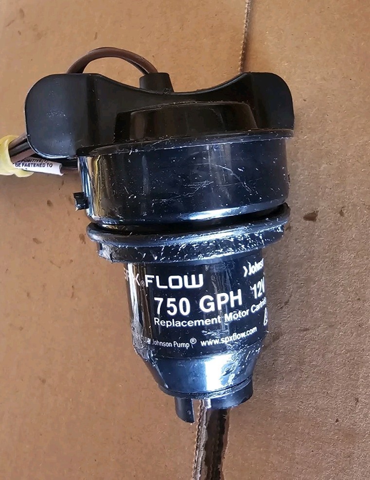 Johnson Pump 750 GPH Motor Cartidge For Bilge & Aerator Pumps PART # 28572 Johnson Pump 750 GPH Motor Cartidge For Bilge & Aerator Pumps PART # 28572