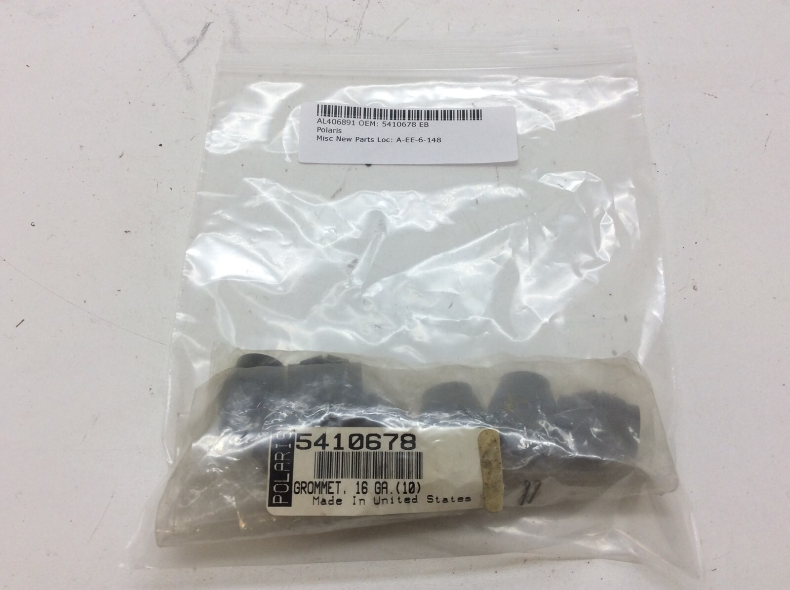 Polaris New OEM Rubber Grommet 1992-1997 SLX SL Hurricane 750 780 5410678 1050
