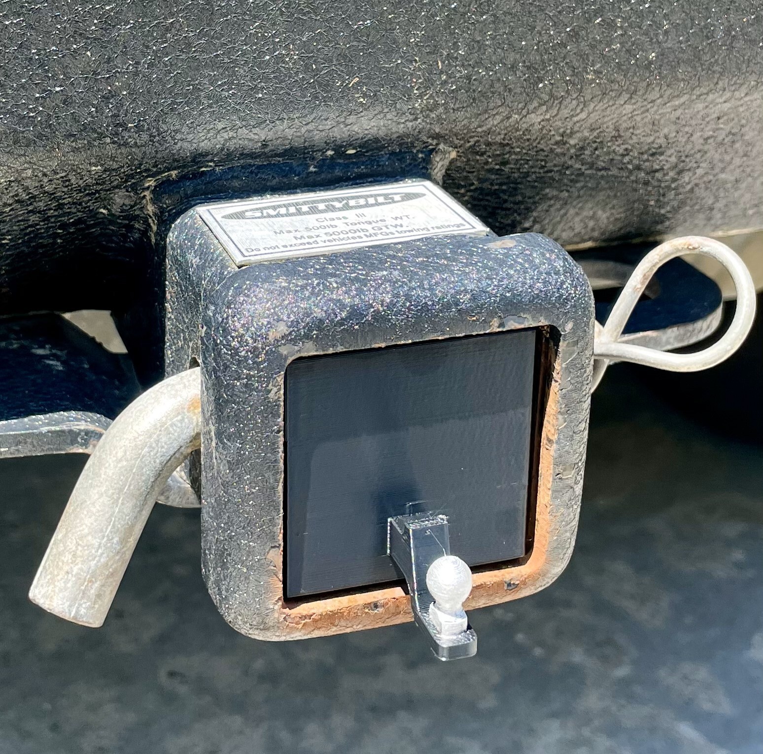Tiny trailer hitch. Gag Truck Accessory funny. Fits 1.25\ Tiny trailer hitch. Gag Truck Accessory funny. Fits 1.25\