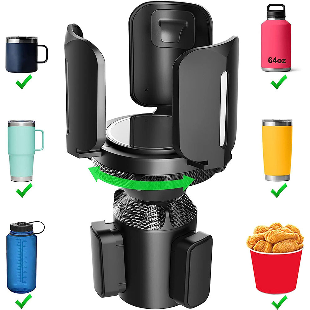 Car Cup Holder Expander Adapter Universal For Car Holder For Large Bottles Mugs