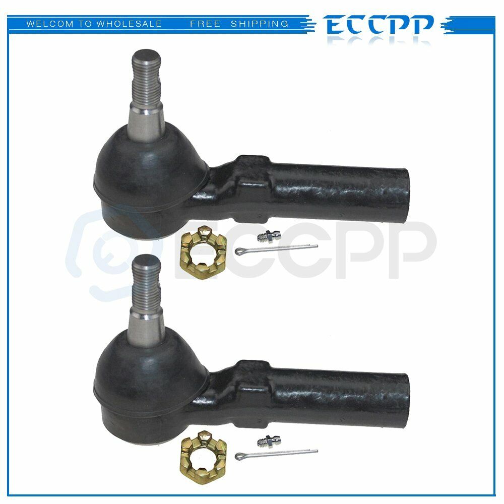 ECCPP 2x Front Outer Tie Rod Ends For 1984-2009 10 2011 2012 Chevrolet Corvette