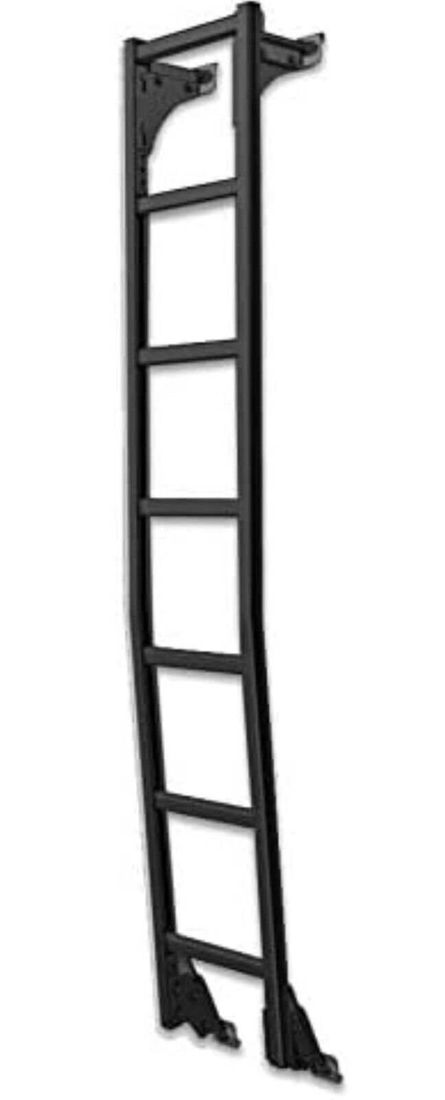 2015-24 Ford Transit High Roof Prime Design Aluminum Rear Ladder - Black Finish