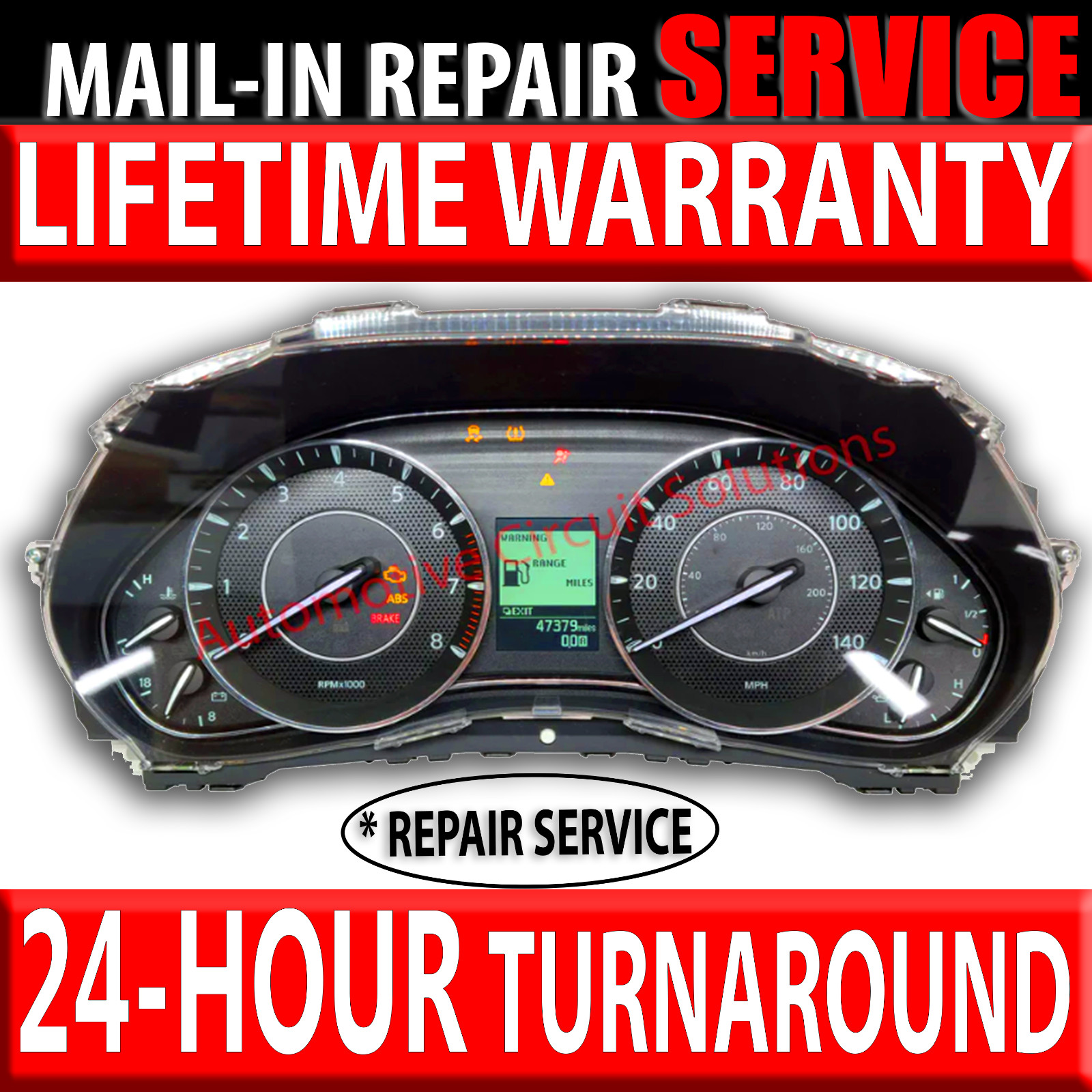 2014+ INFINITI QX80 QX60 QX50 Instrument Cluster Speedometer [*REPAIR SERVICE]
