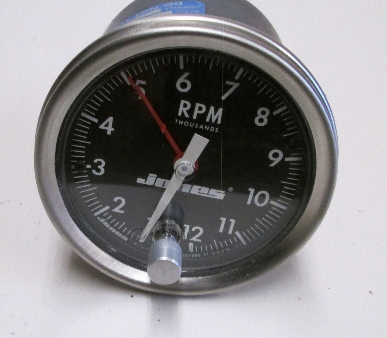VINTAGE JONES  TACHOMETER TATTLETAIL 12K rpm